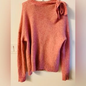Pink Sezane sweater